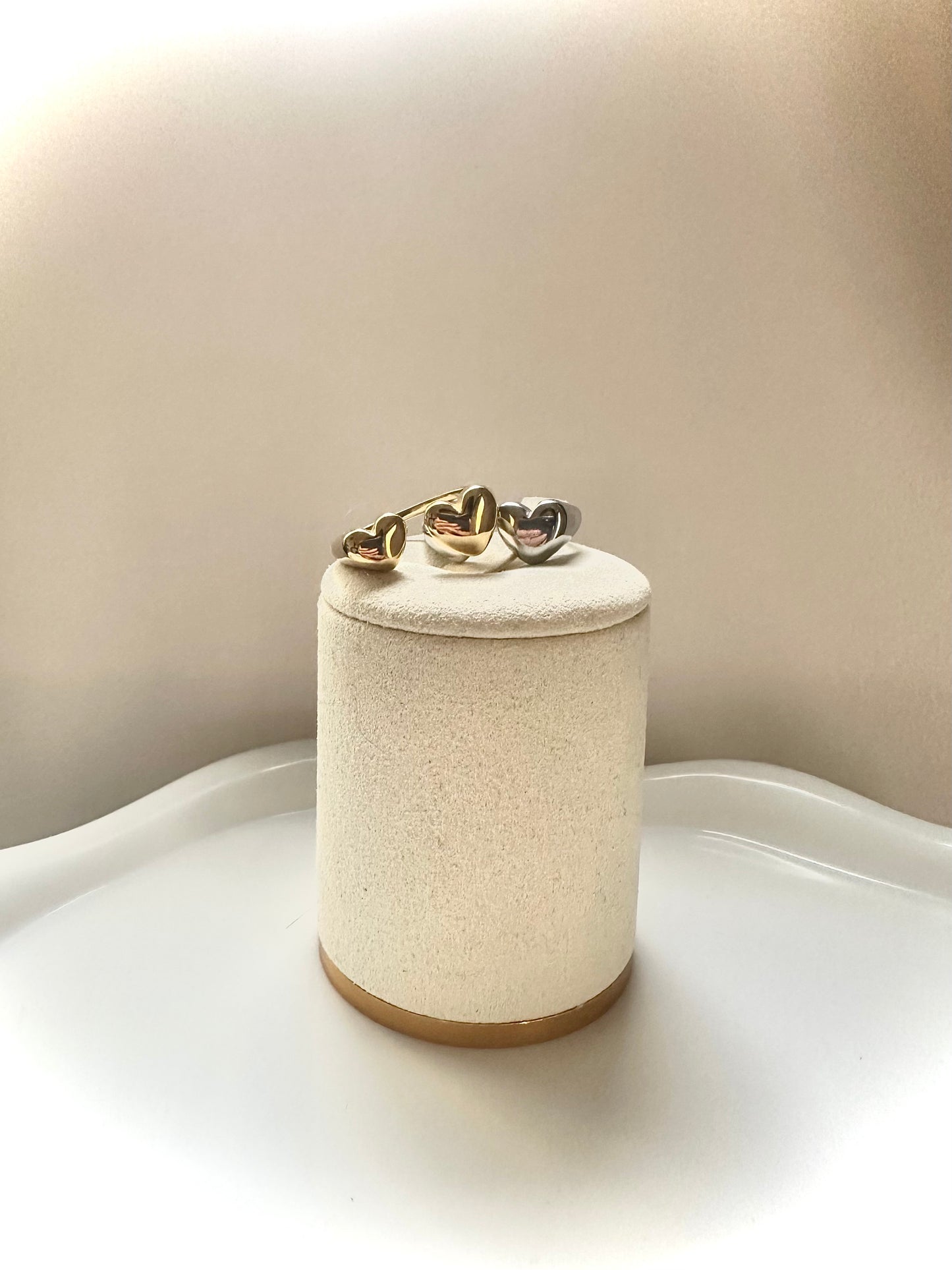 Bague Cœurs Doubles