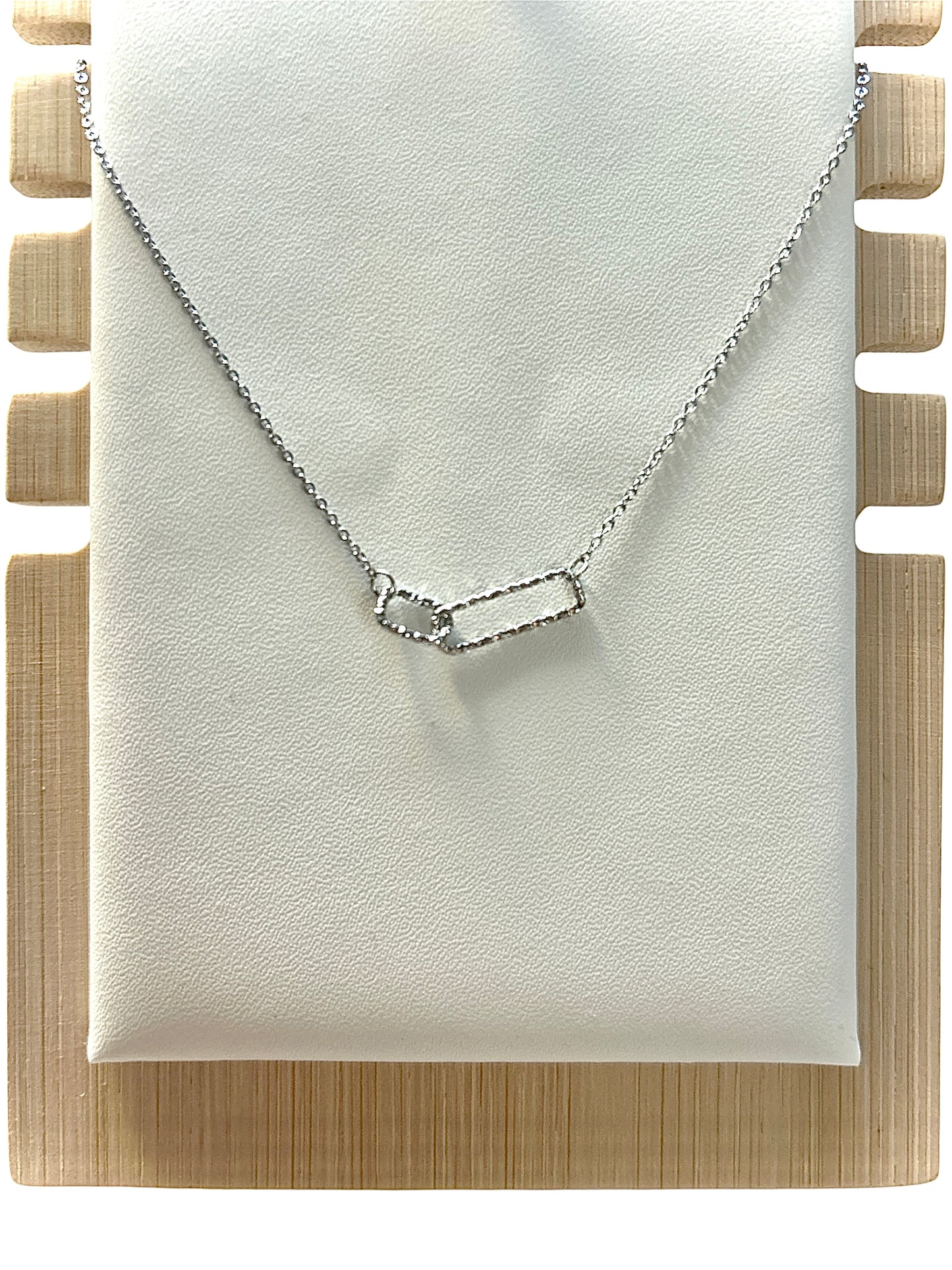 Colliers fins Acier Argenté