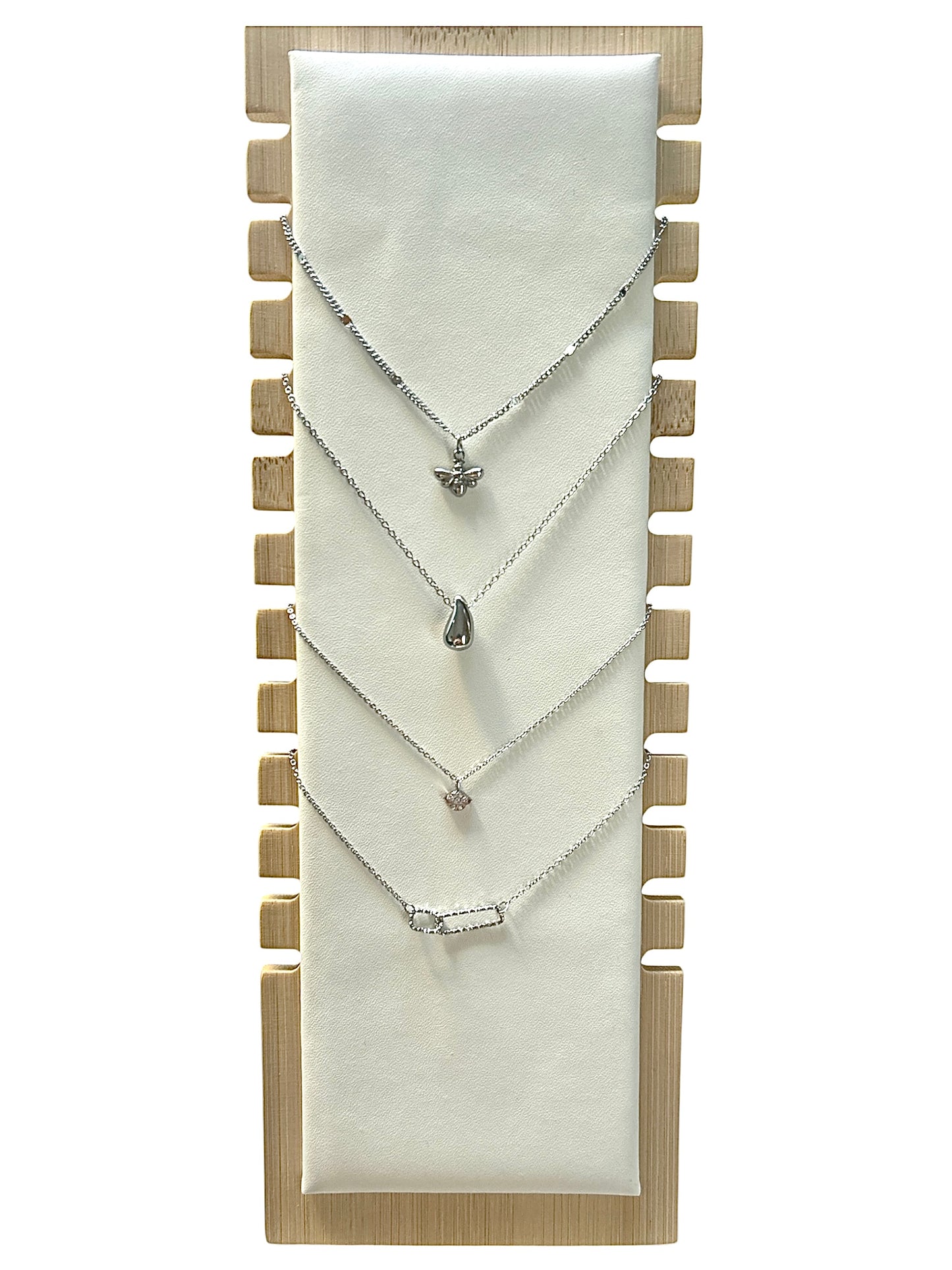 Colliers fins Acier Argenté