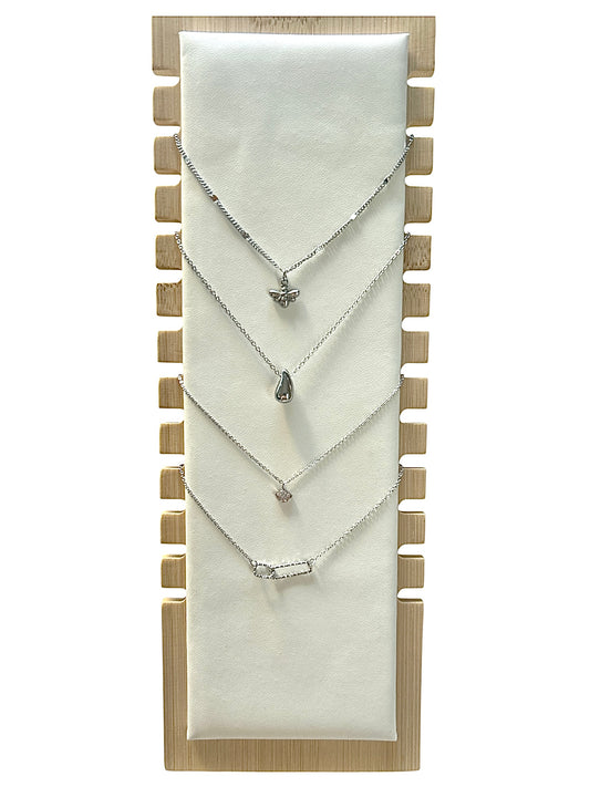 Colliers fins Acier Argenté